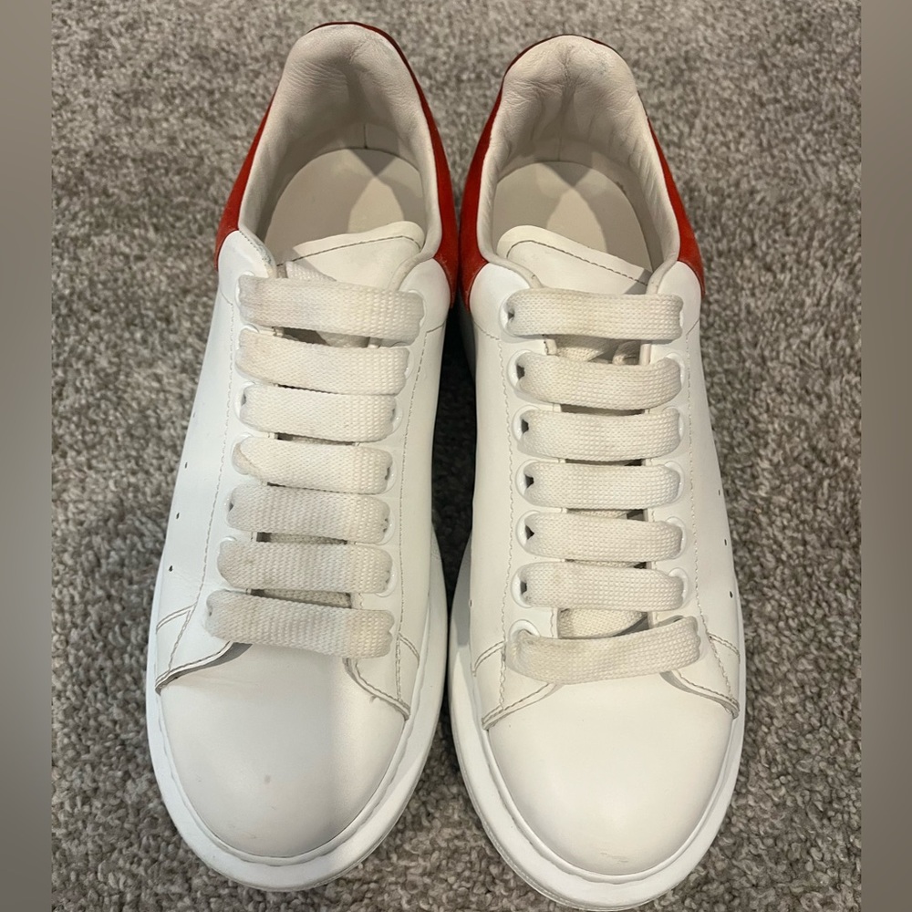 Alexander McQueen White Leather Sneaker